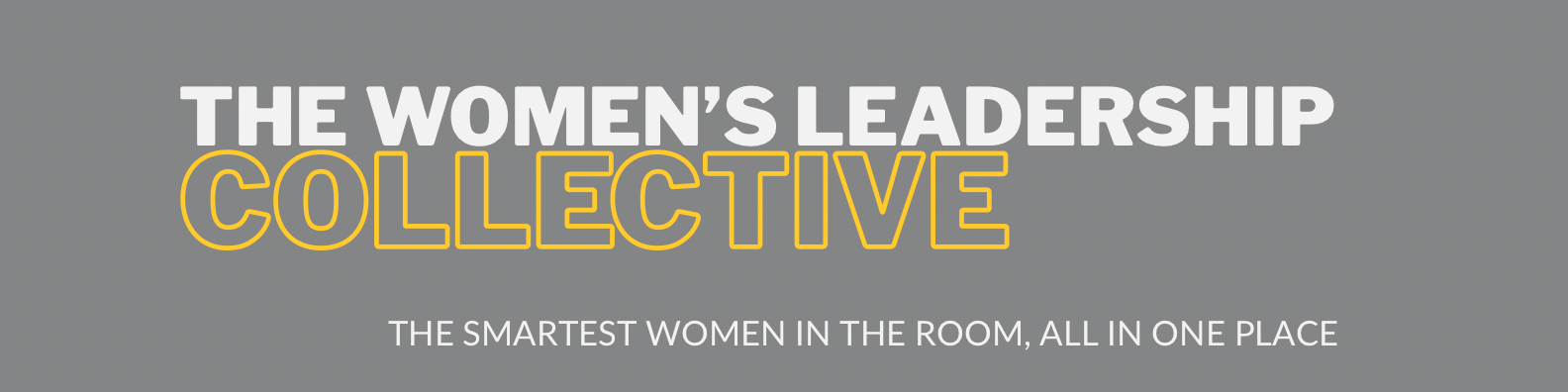 Women's Leadership Collective: the smartest women in the room, all in one place